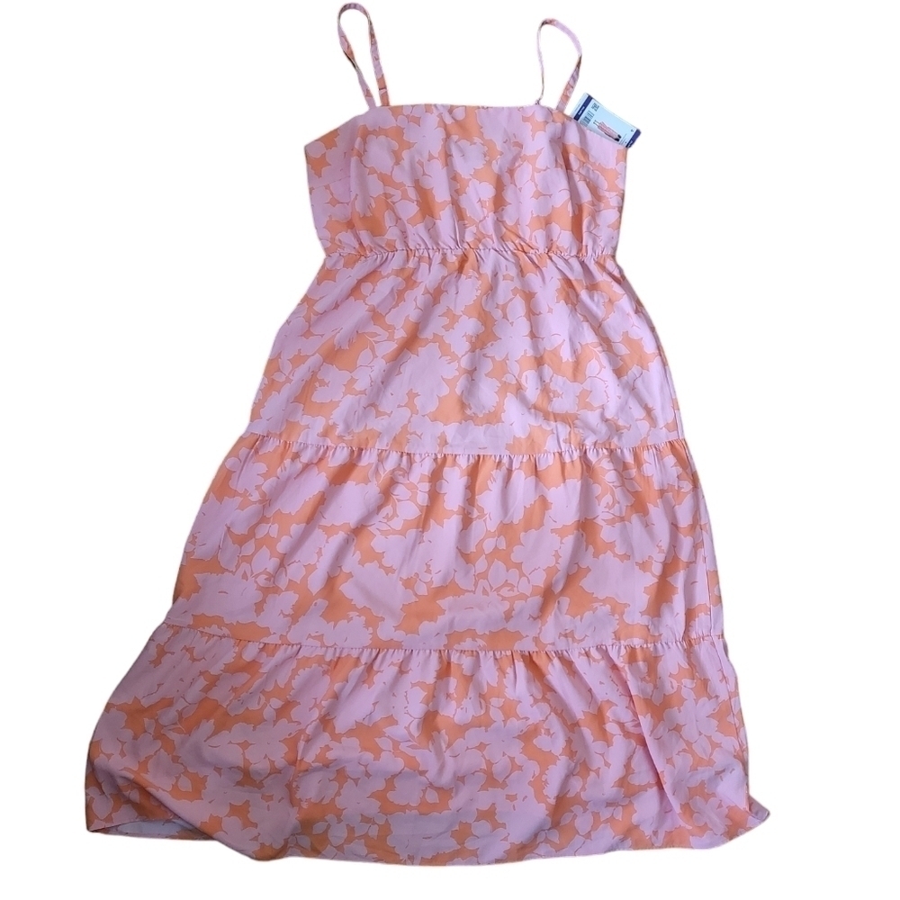 💕Social Standard sun dress Womens Size Xxl. New Colorful Tropical Maxi‎